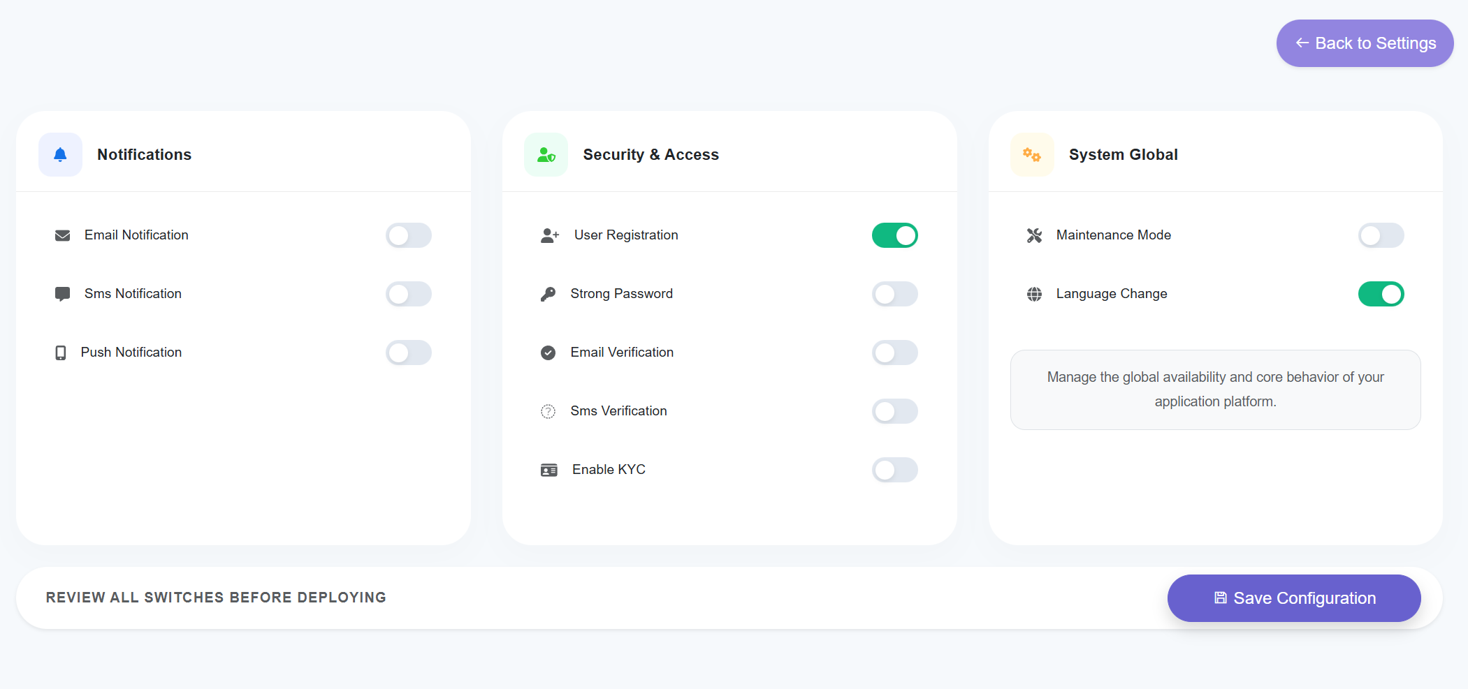 Site Preference Detail